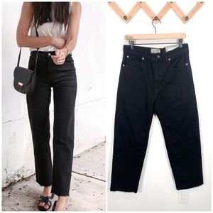Everlane The Way High black high waisted jeans